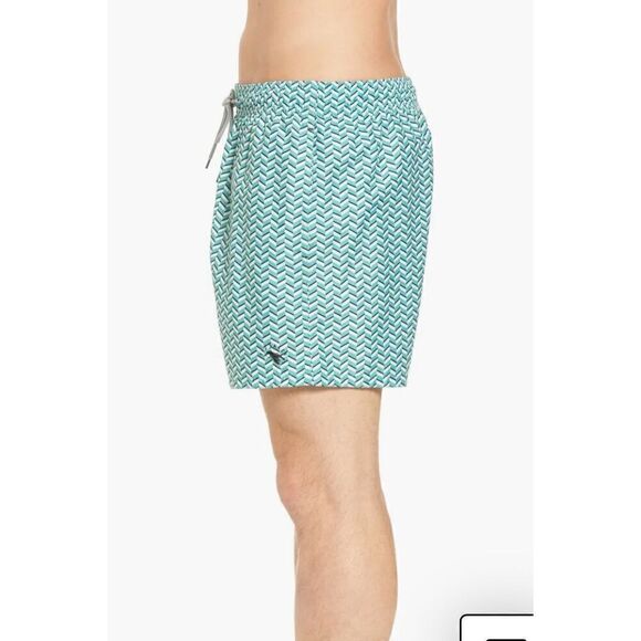 Ted Baker London Caven Geo Print Swim Trunks Swim Suit XL - Picture 3 of 11